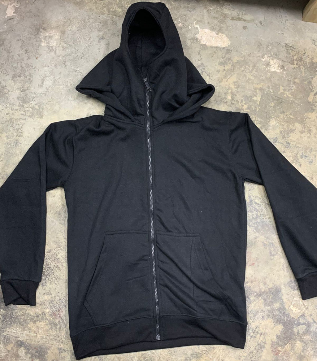 Balaclava Winter Zipper Hoodie Providing Warm Protection With Comfortable Fit.