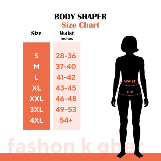 HIGH WAIST BODY FIT.